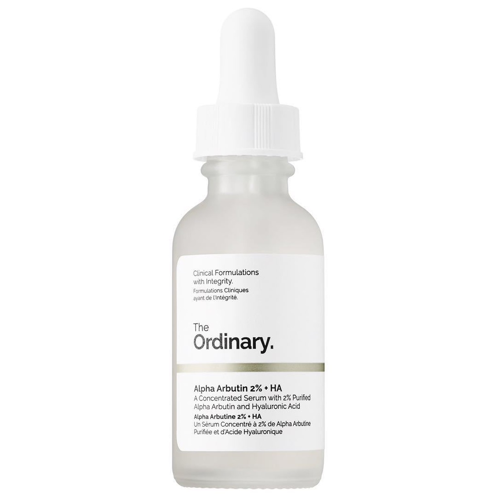 Tinh chất dưỡng da The Ordinary Alpha Arbutin 2% + HA làm mờ vết nám/tàn nhang/thâm mụn