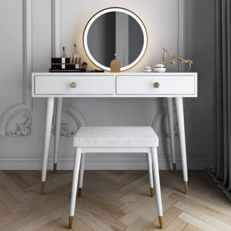 Bàn trang điểm chưa kèm gương LED và ghế HD FURNITURE phong cách bắc âu