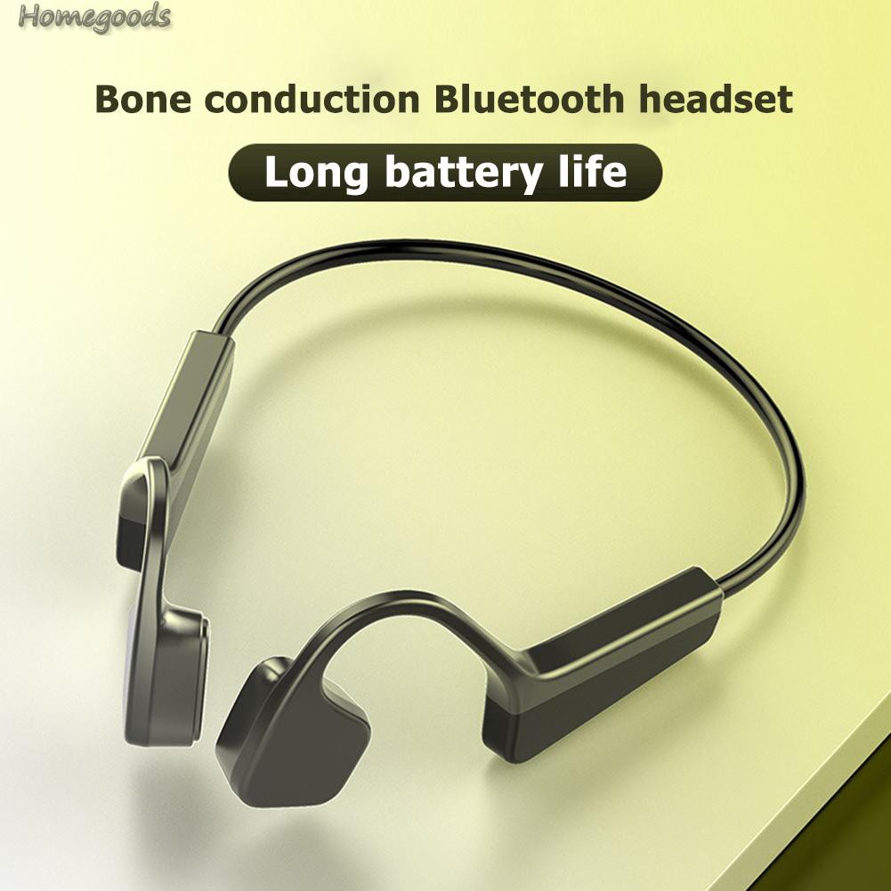 HOME-V11 Bluetooth Earphones IPX5 Stereo Bone Conduction Headphone w/ Microphone-GOODS