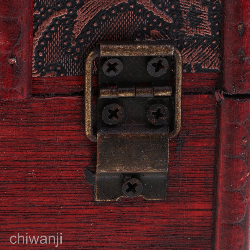 Hộp Đựng Trang Sức Bằng Gỗ Phong Cách Vintage 22x16cm
