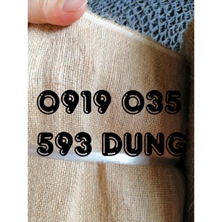 Vải bố trang trí dày màu vàng nâu đẹp vải đay nâu trang trí