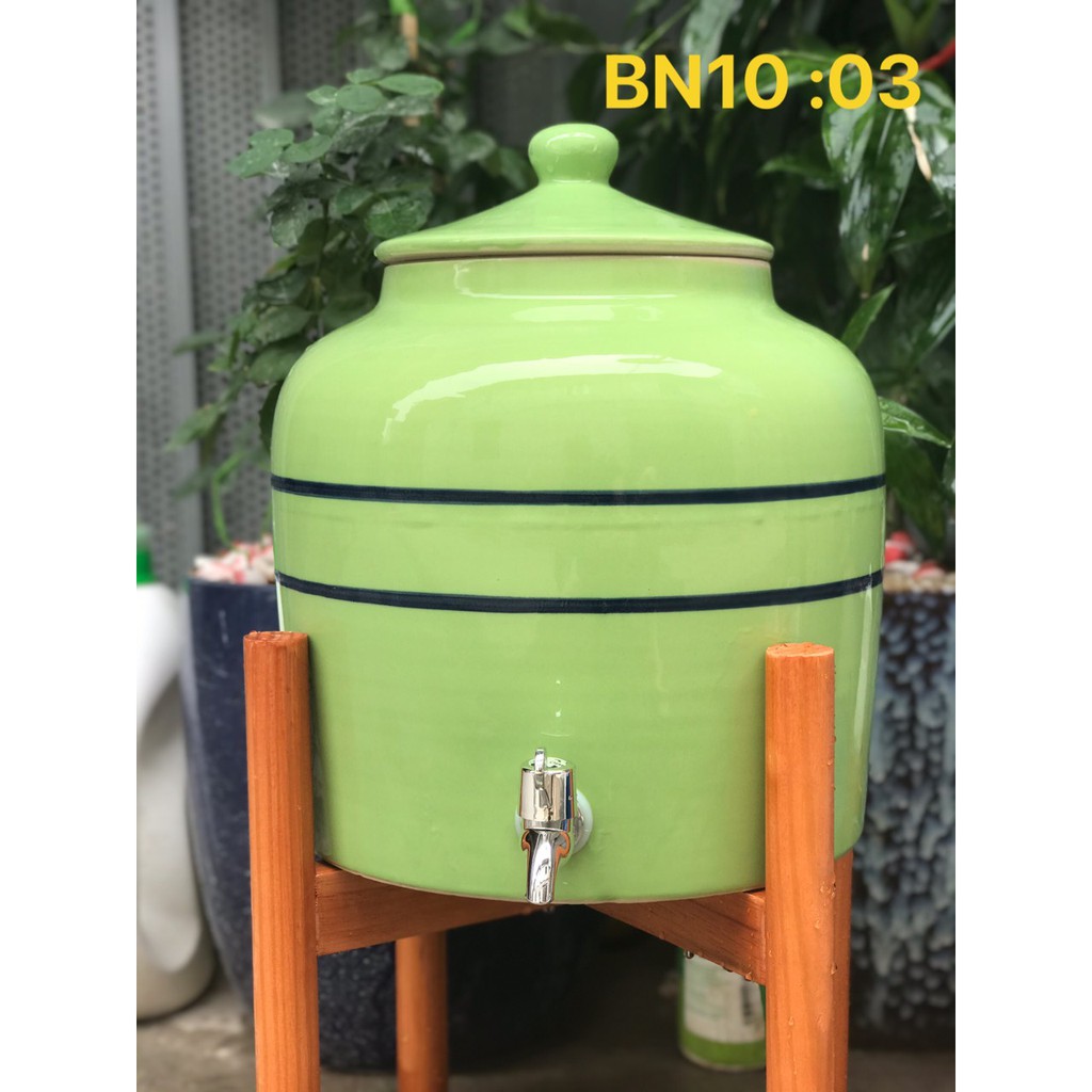 BÌNH NƯỚC GỐM SỨ BÁT TRÀNG, BÌNH 10 LÍT