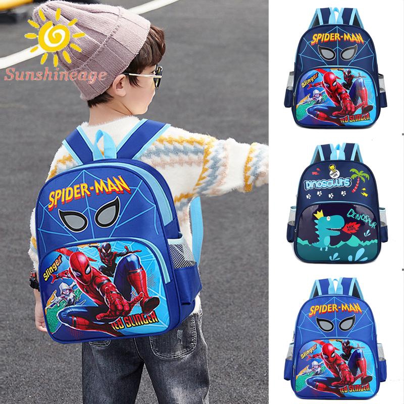 Kindergarten Schoolbag Boys Girls Backpack Cartoon Anime Printed Children's Bag