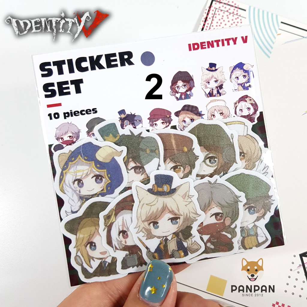 Sticker Set Nhiều Series 3 (10 HÌNH) - Hanako-kun, Identity V, Balance Unlimited, Yuru Camp