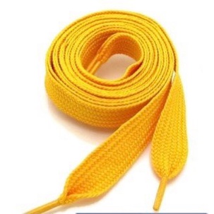 Dây giày vàng dẹt 120cm
