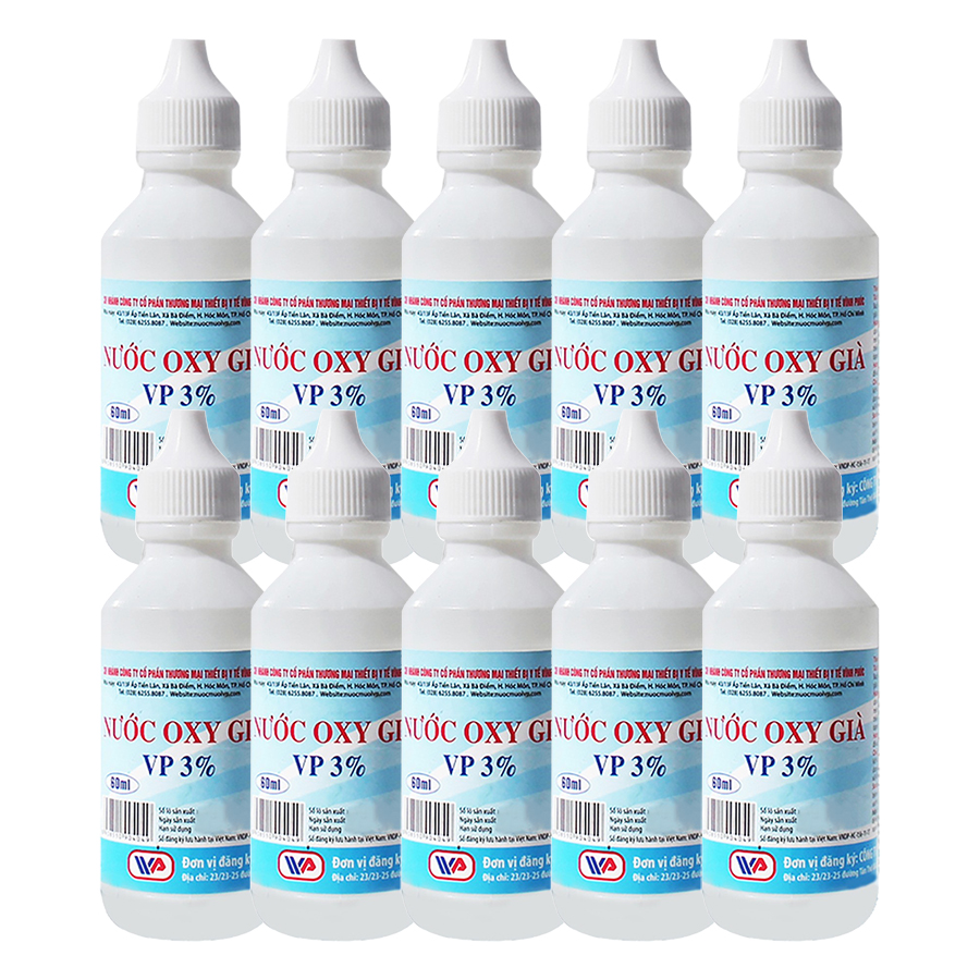 Nước Oxy Già Vp 3% 60Ml