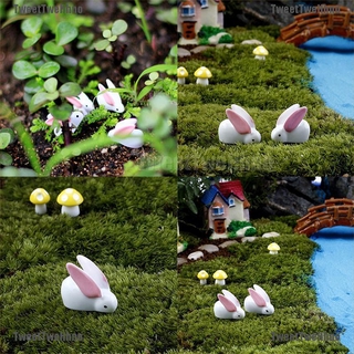 Tượng Thỏ Mini Trang Trí Tiểu Cảnh