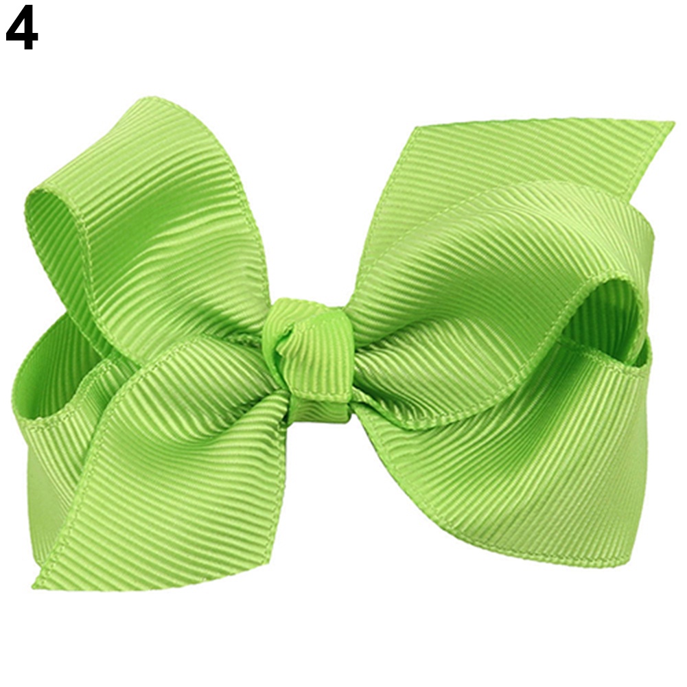 Kẹp Tóc Nơ 8cm Cho Bé Gái