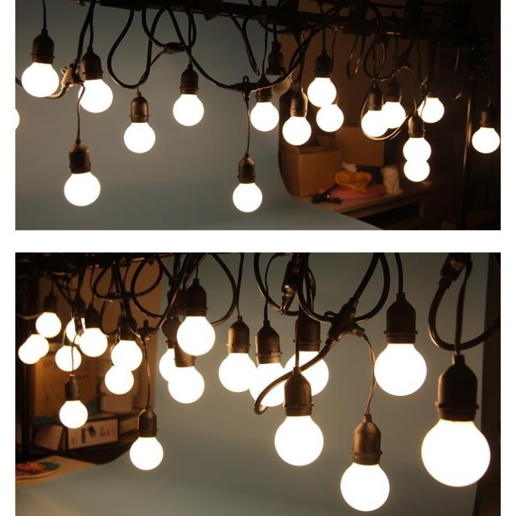 Dây bóng đèn Led tròn G60 1.5 mét 3 bóng 5w