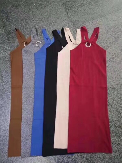 Đầm yếm xuyến cổ len montoghi hàng đẹp Quảng Châu