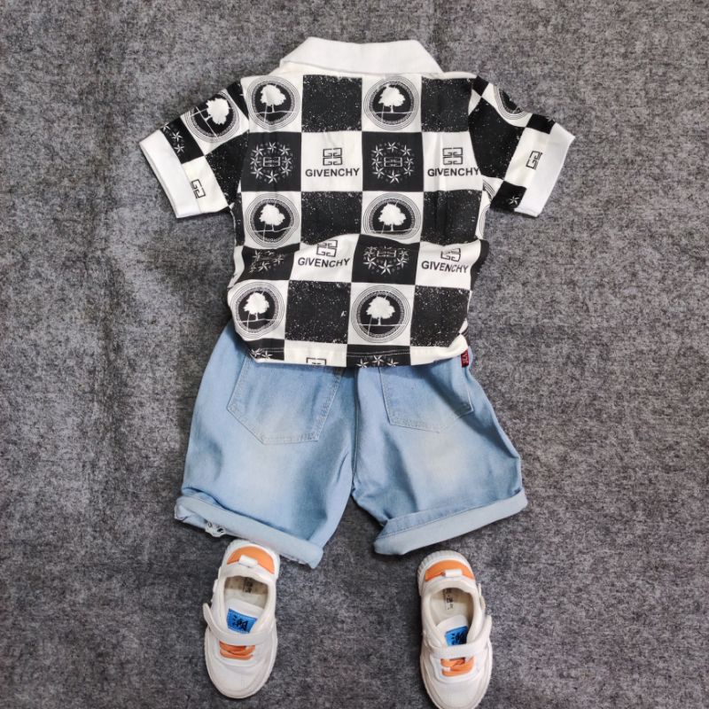 Set POLO và quần JEAN cho bé trai.