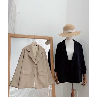 Áo khoác blazer nữ 2 lớp style hàn xẻng