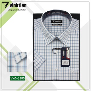 Áo sơ mi ngắn tay dáng suông Vĩnh Tiến - VK0-G380