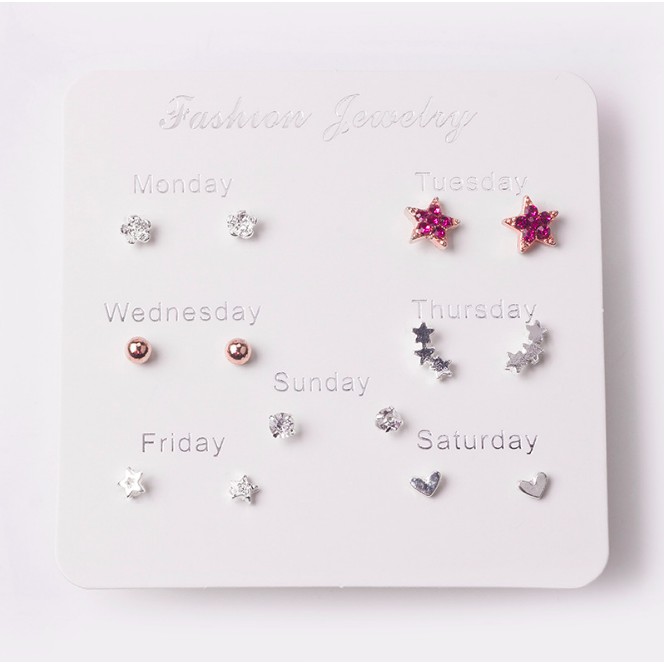 Bông tai, Khuyên tai 7 ngày 7 kiểu không sợ đụng hàng siêu xinh