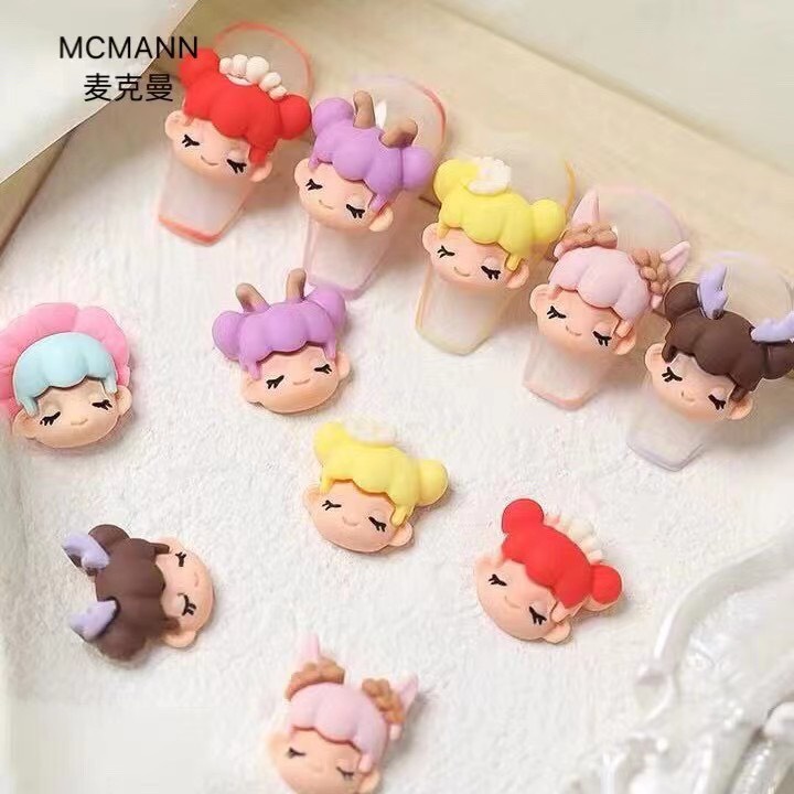 Set charm cô gái chibi