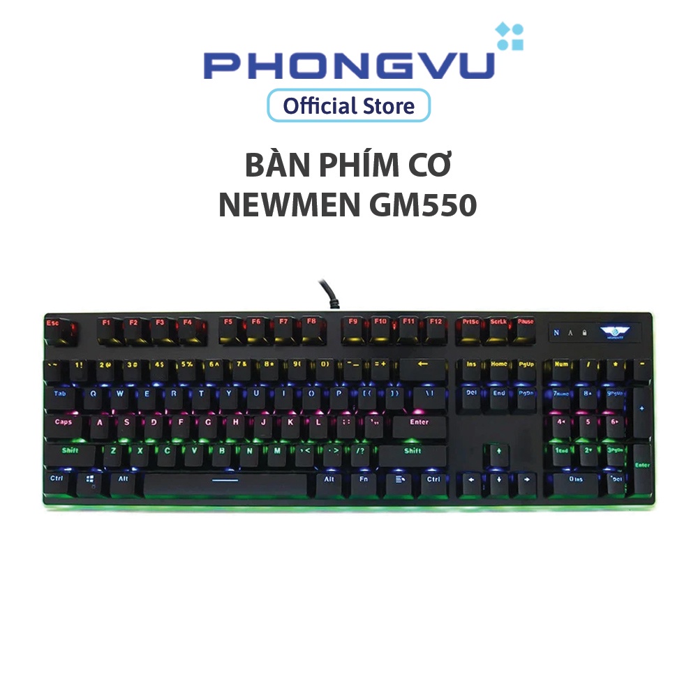 Bàn phím cơ Newmen GM550 - Bảo hành 12 tháng