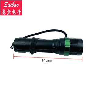 Đèn Pin Mạnh Đèn Pin LED Cơ Xoay Tập Trung Zoom Đèn Pin Nhỏ Sạc Làm Mờ Cắm Trại Đi Đêm Lỗ C