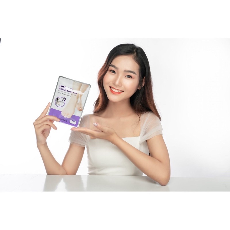 mặt nạ ủ dưỡng ẩm tay chân Skinmate collagen | BigBuy360 - bigbuy360.vn