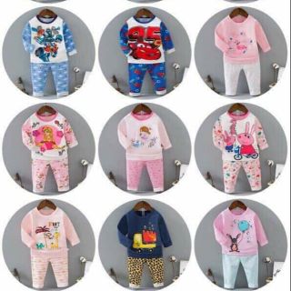 Bộ cotton Xuất Hàn size nhí - nhỡ- đại