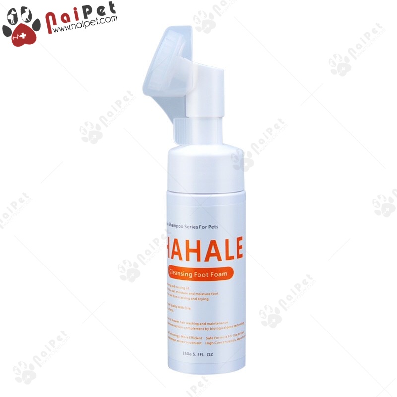 Bọt Tắm Khô Dưỡng Lông Cho Chó Mèo Mọi Lứa Tuổi Hahale 150ml