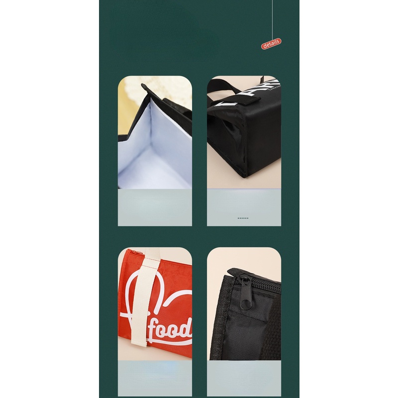 Túi Giữ Nhiệt Đựng Hộp Cơm Trưa Dễ Thương Đa Năng