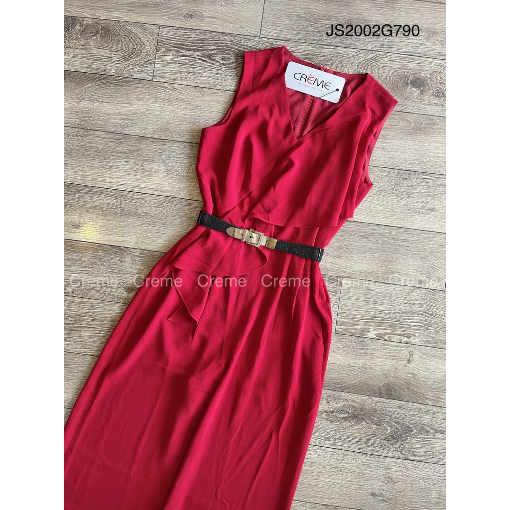 Jumpsuit nữ thiết kế dáng xuông JS2002 CREME