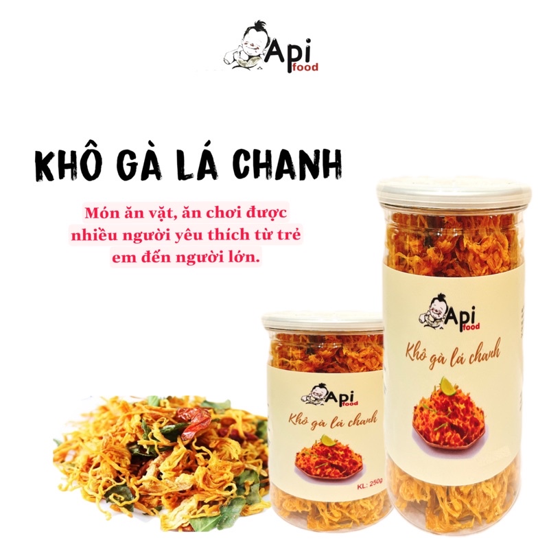 Khô Gà Vị Lá Chanh Đặc Biệt - Api Food