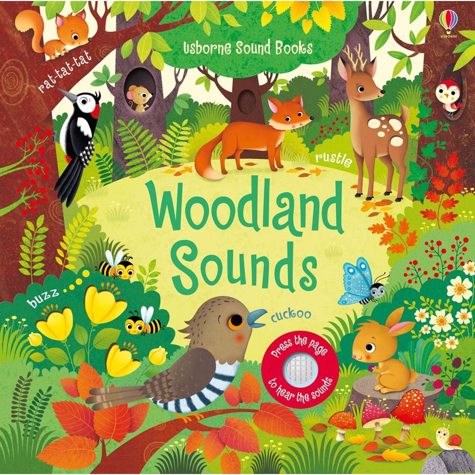 Sách âm thanh Farm Sounds Garden Sounds Jungle Sounds Night Sounds Woodland Zoo Sound