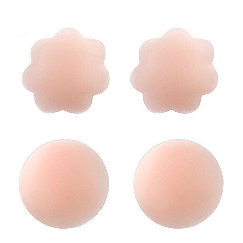 Hộp thiết 5 cặp (10 miếng) dán ngực silicon hình hoa - giao mẫu ngẫu nhiên