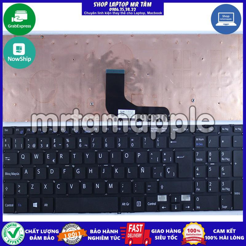 (KEYBOARD) BÀN PHÍM LAPTOP SONY SVF 15A (CÁP THẲNG) dùng cho CÁP THẲNG GIỮA: SVF15A