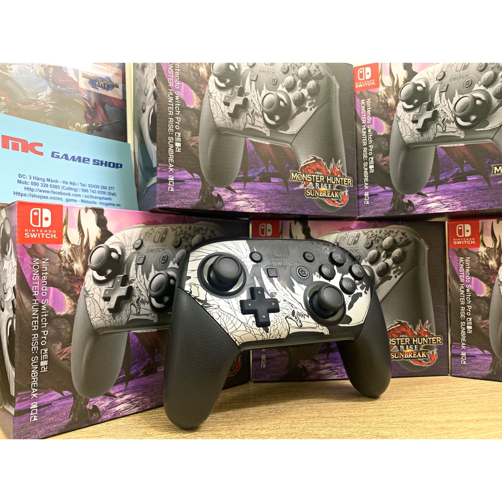 Tay cầm Pro Controller Monster Hunter Rise Sunbreak