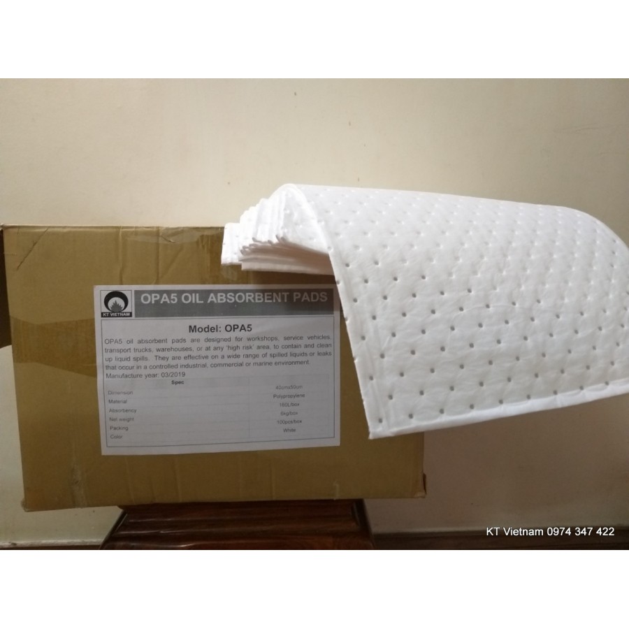 Tấm Thấm Hút Dầu Tràn Vãi Opa5
