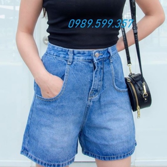 Quần Short Jean Nữ Có Bigsize 60kg-80kg (JN)