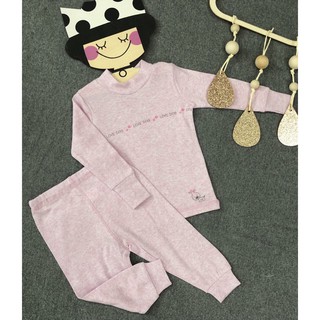 Bộ cotton cổ 3 phân Momma baby
