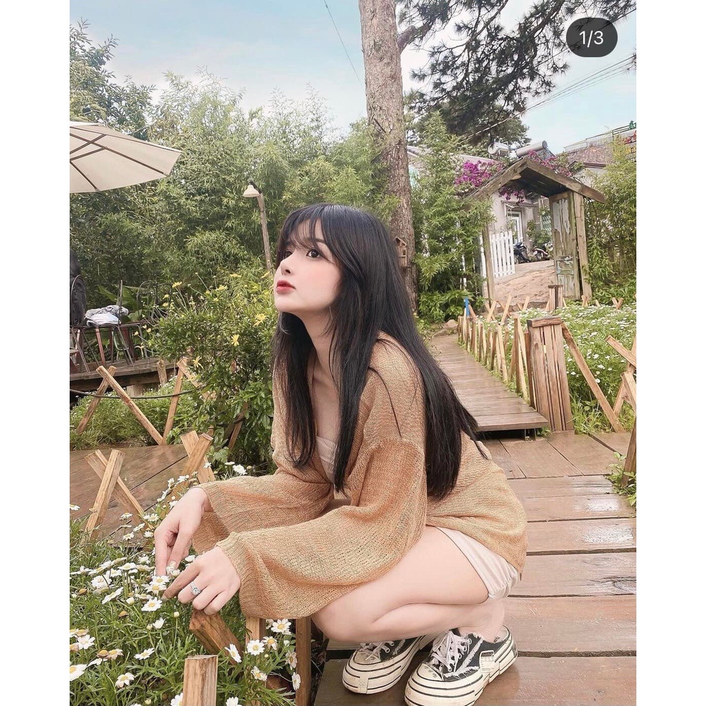 ÁO KHOÁC CARDIGAN MỎNG NHẸ CHO NGÀY HÈ DU LỊCH