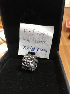 nhẫn chrome hearts bạc 925