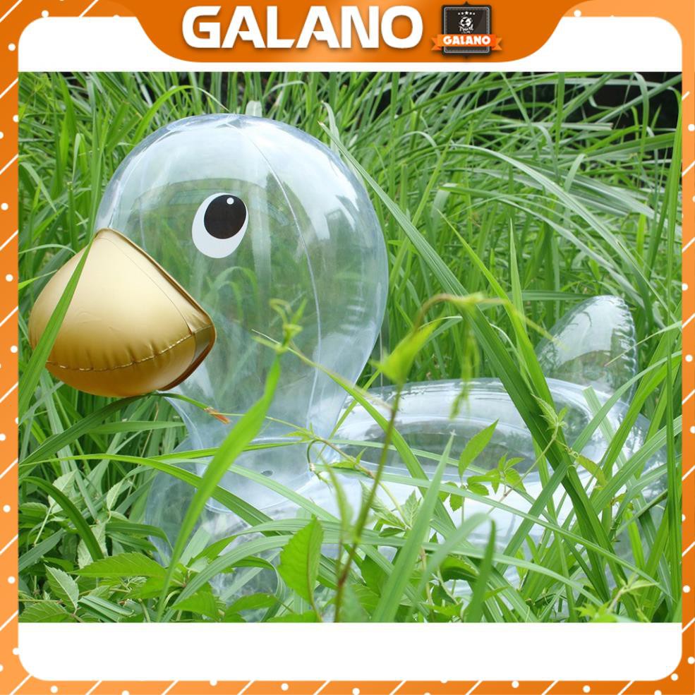 Phao Bơi Cho Bé GALANO Phao Bơi Trẻ Em Xỏ Chân Chống Lật An Toàn Bơi Lội Hình Vịt Trong Suốt SS-001267