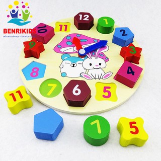 Đồng hồ phân biệt hình khối màu sắc