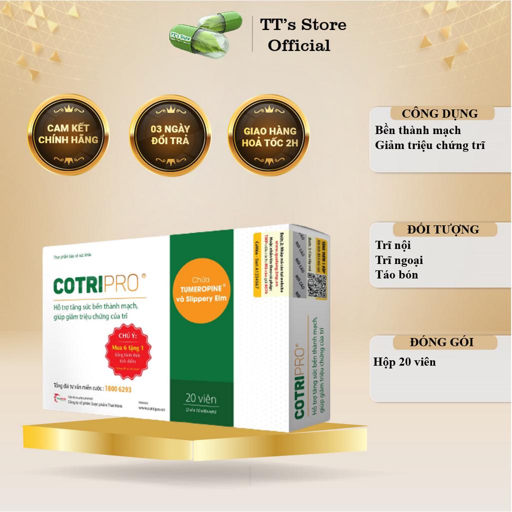 COTRIPRO - Trĩ nội, trĩ ngoại, cotri pro