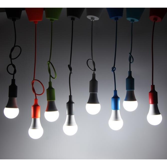 Bộ 10 dây đèn thả trang trí bóng led búp 5W