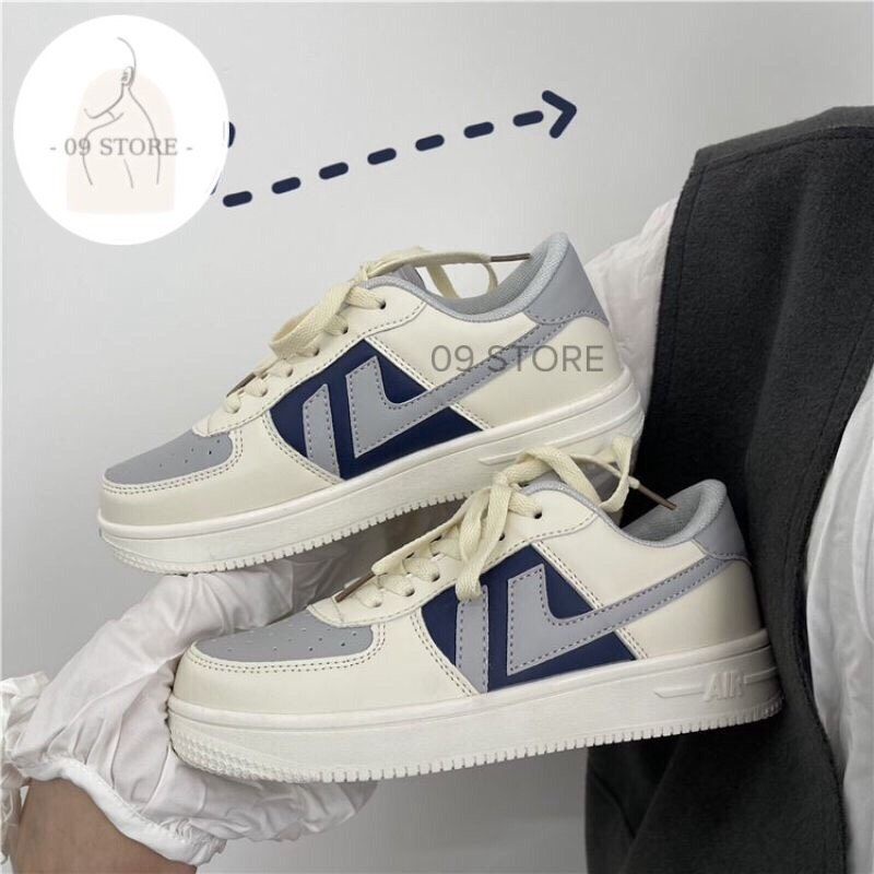 [ ORDER ] Giày thể thao sneakers nam nữ ari trắng logo fade out độc đáo