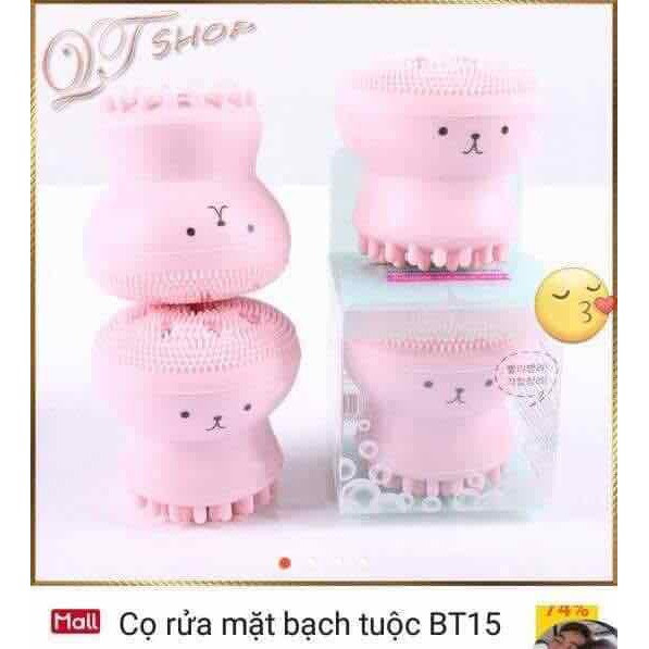 Cọ Rửa Mặt Và Masage Bạch Tuộc