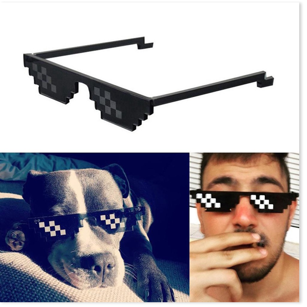 Mắt kính thời trang  🔖1 ĐỔI 1 🔖  Kính thug life cực ngầu thể hiện cá tính của bạn, có khả năng chống tia cực tím 6869 | BigBuy360 - bigbuy360.vn