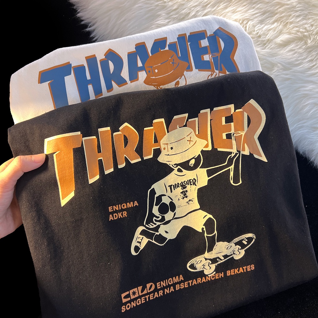 NRVP Áo Thun Nữ Ngắn Tay In Chữ Phong Cách Hàn Quốc