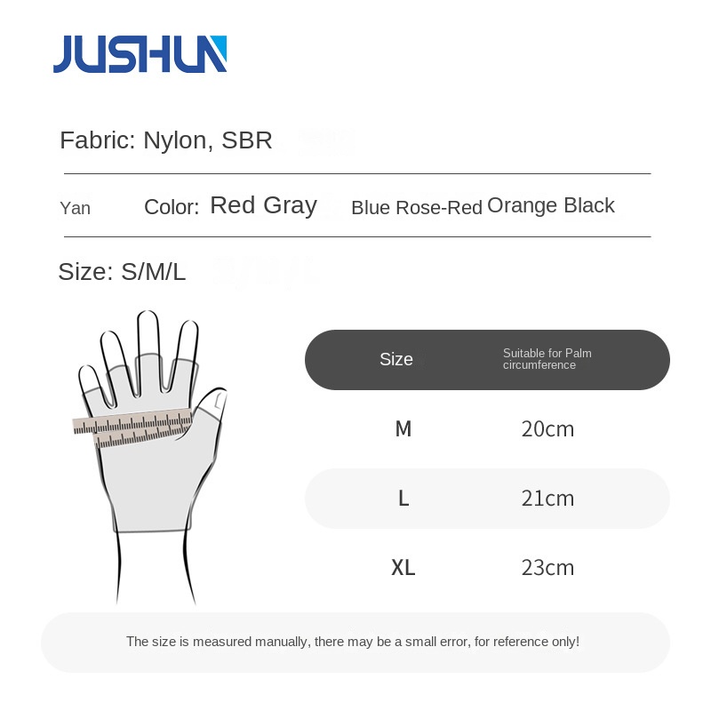 Găng Tay Thể Thao Hở Ngón Chống Trượt Thoáng Khí Cho Nam Nữ