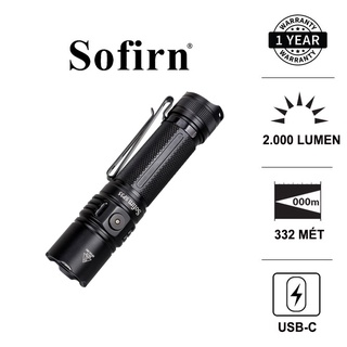 Đèn pin siêu sáng sofirn sp35 độ sáng 2000lm led luminus sst40 pin 21700 sạc type-c