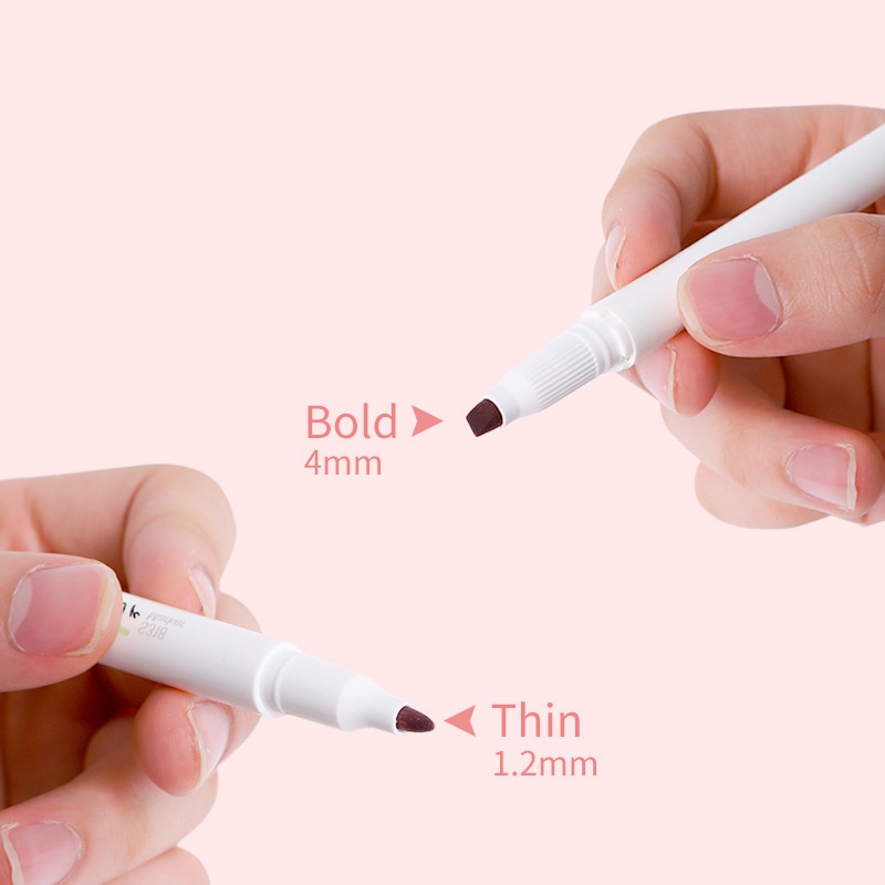 Bút Đánh Dấu Hai Đầu Mềm Mại Với 25 Màu Tùy Chọn