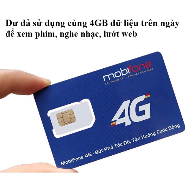 Sim  4G Mobifone C90N Tặng 4GB / Ngày Và 1000 Phút Nội Mạng