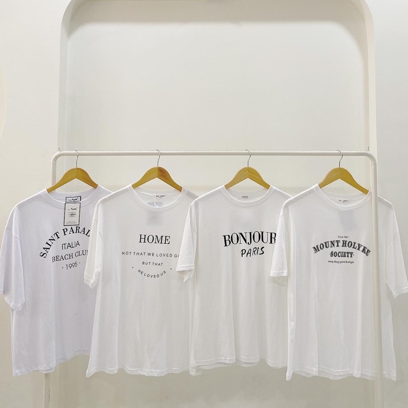 Áo thun trắng freesize