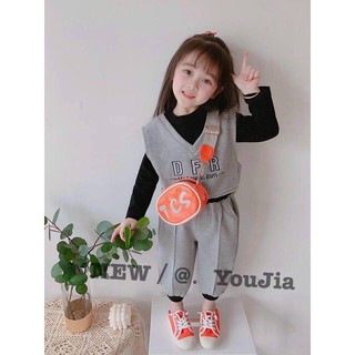 Bộ nỉ 3ct D F R cho bé